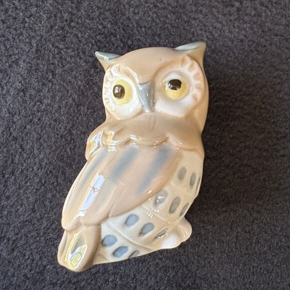 Vintage Lladro Nao Porcelain Baby Owl - Picture 1 of 5